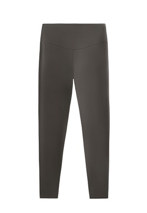 OYSHO COMFORTLUX HIGH RISE ANKLE-LENGTH - Legíny - kalhoty  - dark grey