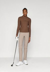 Malbon KELLY MOCKNECK - Μπλούζα με μακριά μανίκια - mahogany