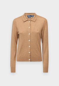 LONG SLEEVED CARDIGAN - Kardiganas - camel melange