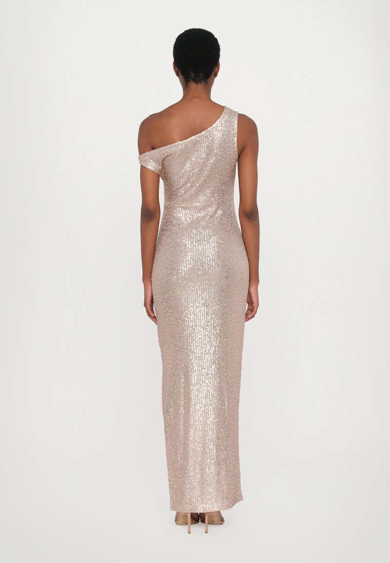 Norma Kamali DROP SHOULDER FITTED GOWN SIDE SLIT - Occasion wear -  baby/nude - Zalando.co.uk