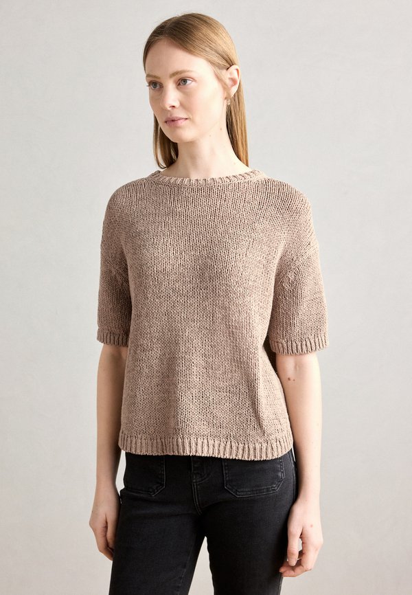 SHORT SLEEVE ROUNDNECK - Basic T-shirt - summer sand