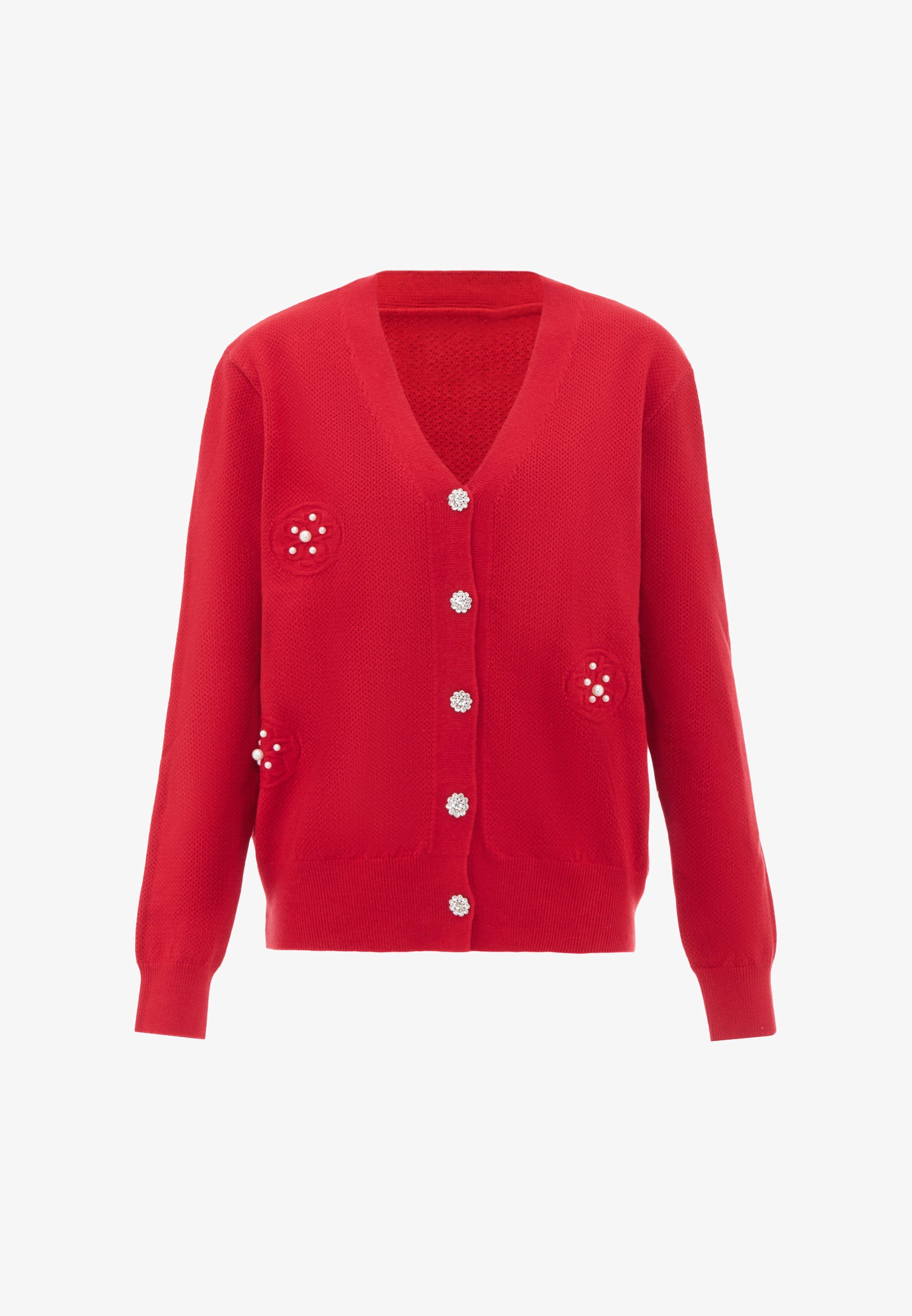 faina CO-BRANDED WITH NASCITA Strickjacke rot - Main Image