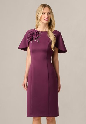 Adrianna Papell, SCUBA SHORT DRESS - Robe de soirée - pinot noir