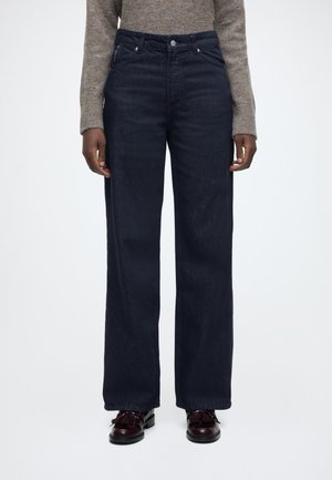 TOMMA, DENIM TROUSERS, HIGH WAIST, WIDE LEG - Wide leg - dark blue_multi_45