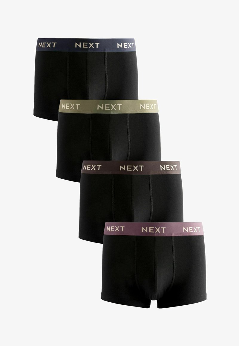 Next 4 PACK - Trumpikės - black metallic green blue waistband