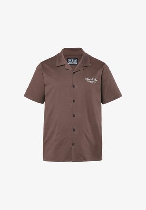 STHUGE, Shirt - chestnut brown