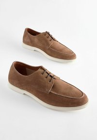 Next REGULAR FIT - Šněrovací boty - stone