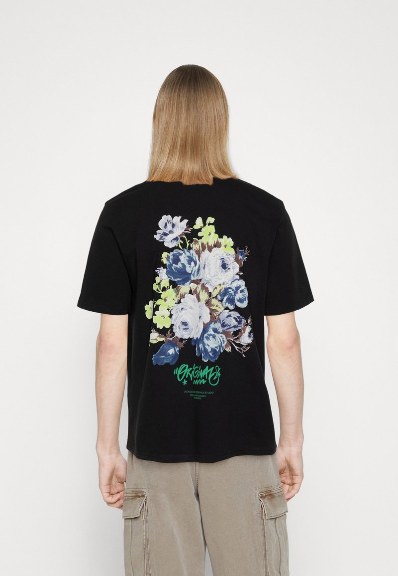 Jack & Jones ORGANIC BASIC TEE SS O-NECK - T-Shirt basic - pine grove/dunkelgrün-meliert