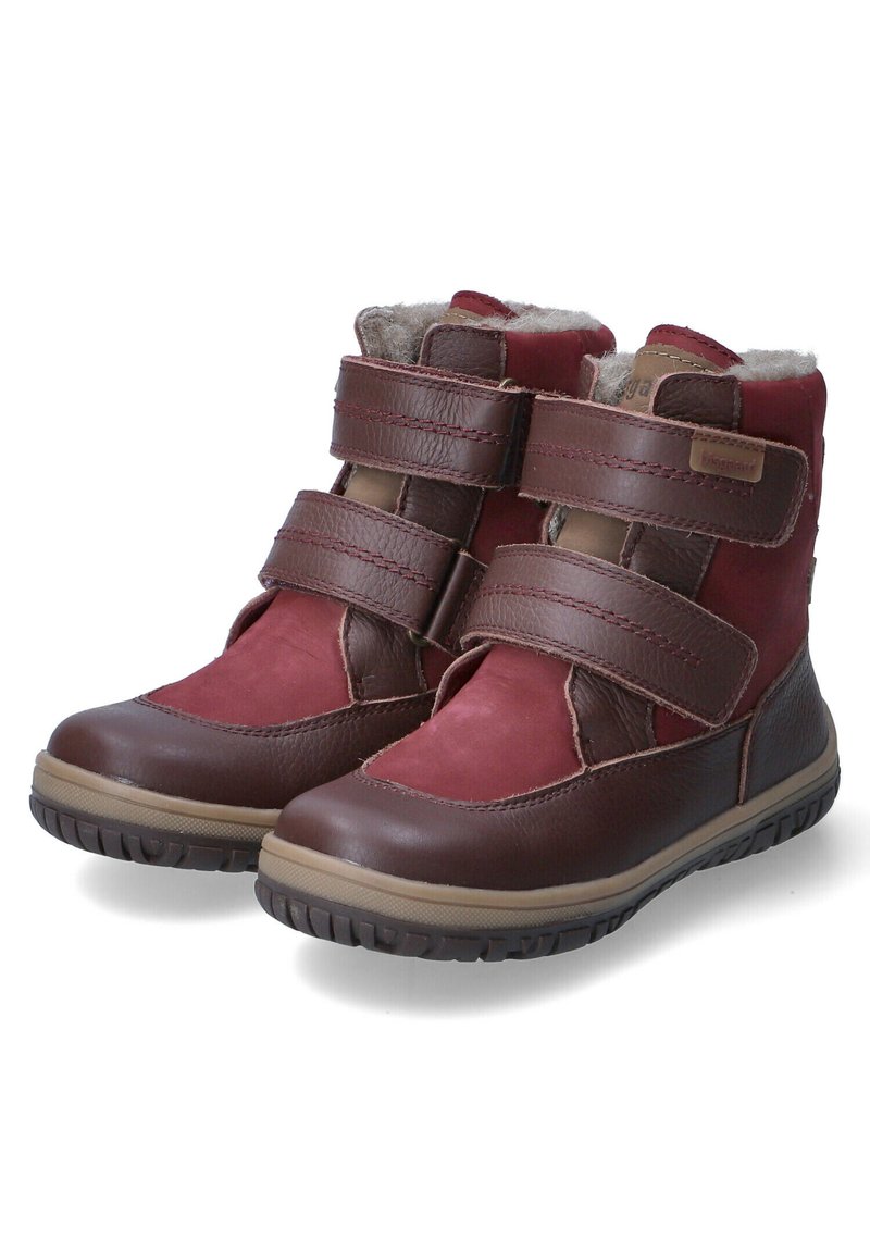 Bisgaard Frey – Bottes D’Hiver Chaudes Cuir Enfant Avec Doublure Peau D’Agneau