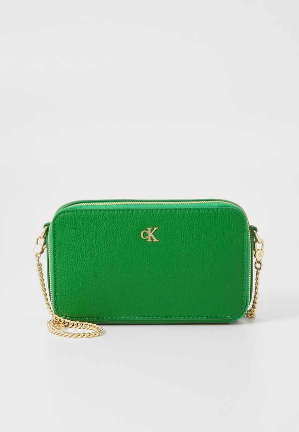 MINIMAL MONO CAMERA BAG - Cross body bag - emerald chip
