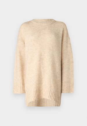 ONLY, ONLAYA LIFE LOOSE O NECK - Svetrík - birch