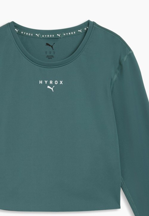 PUMA W X HYROX PWRMODE CROPPED LS - Long-sleeved top - herb garden — photo 6