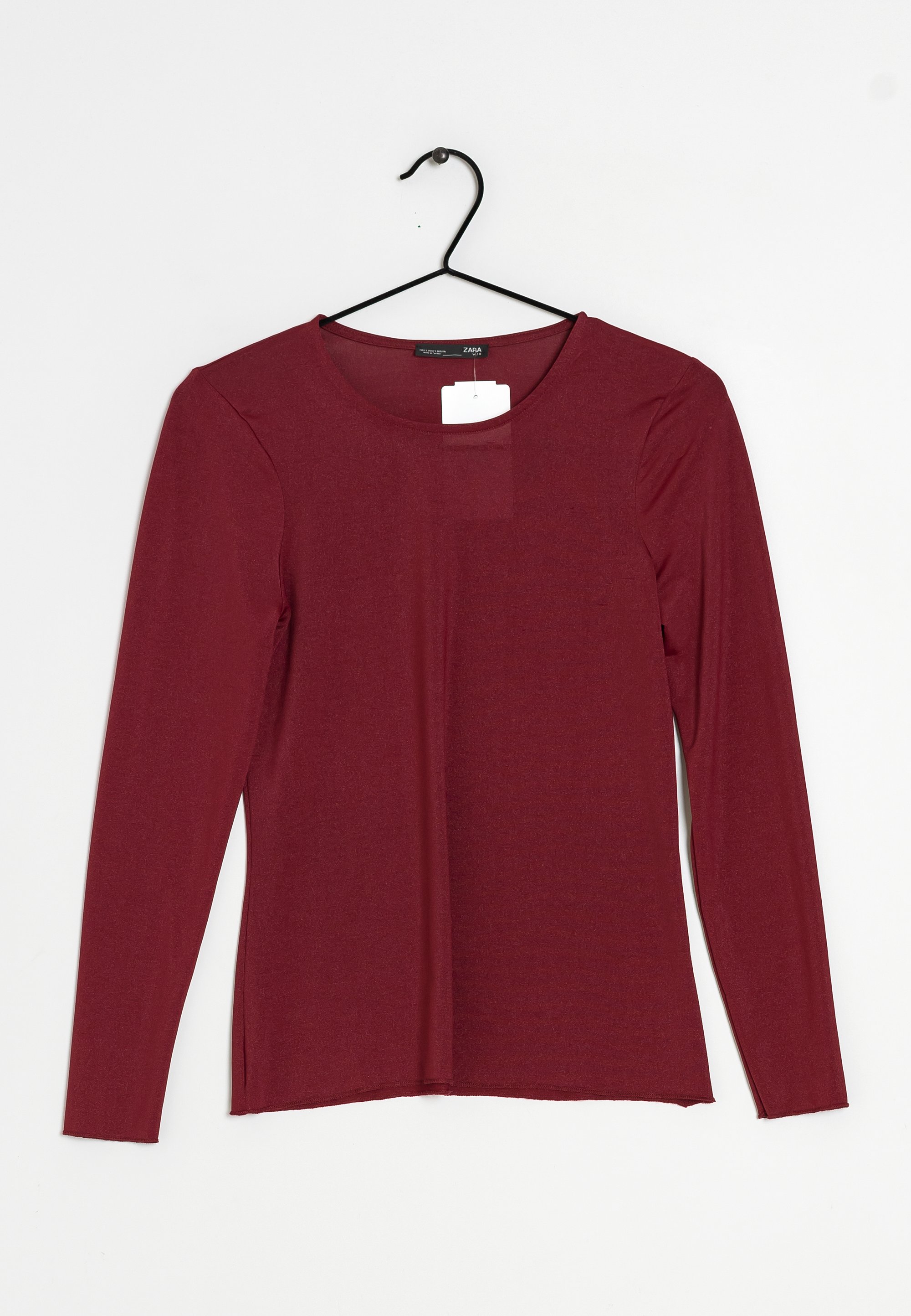 Zara T-shirt à manches longues red/rouge (Seconde main) ZALANDO