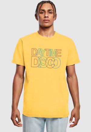 DAYTIME DISCO   - T-shirt con stampa - taxi yellow