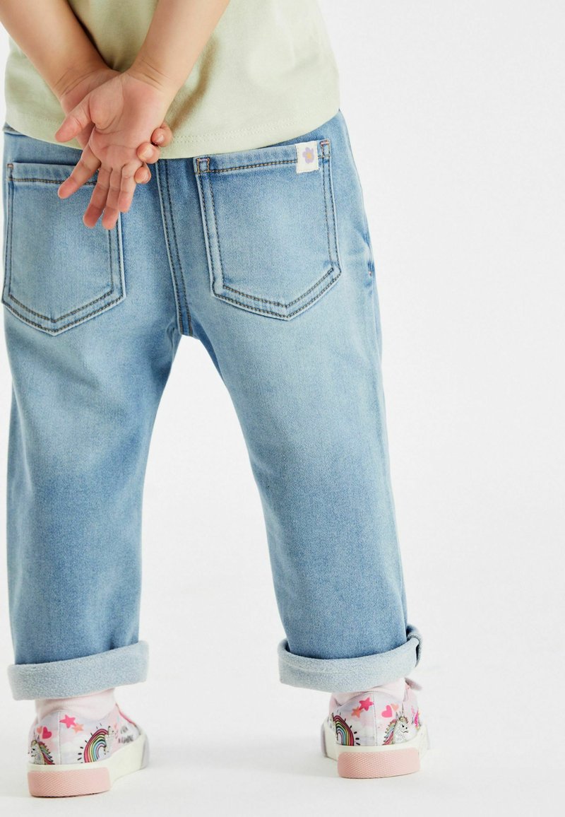 NAME IT KIDS slim fit jeans NKMTHEO light blue bleached denim | wehkamp