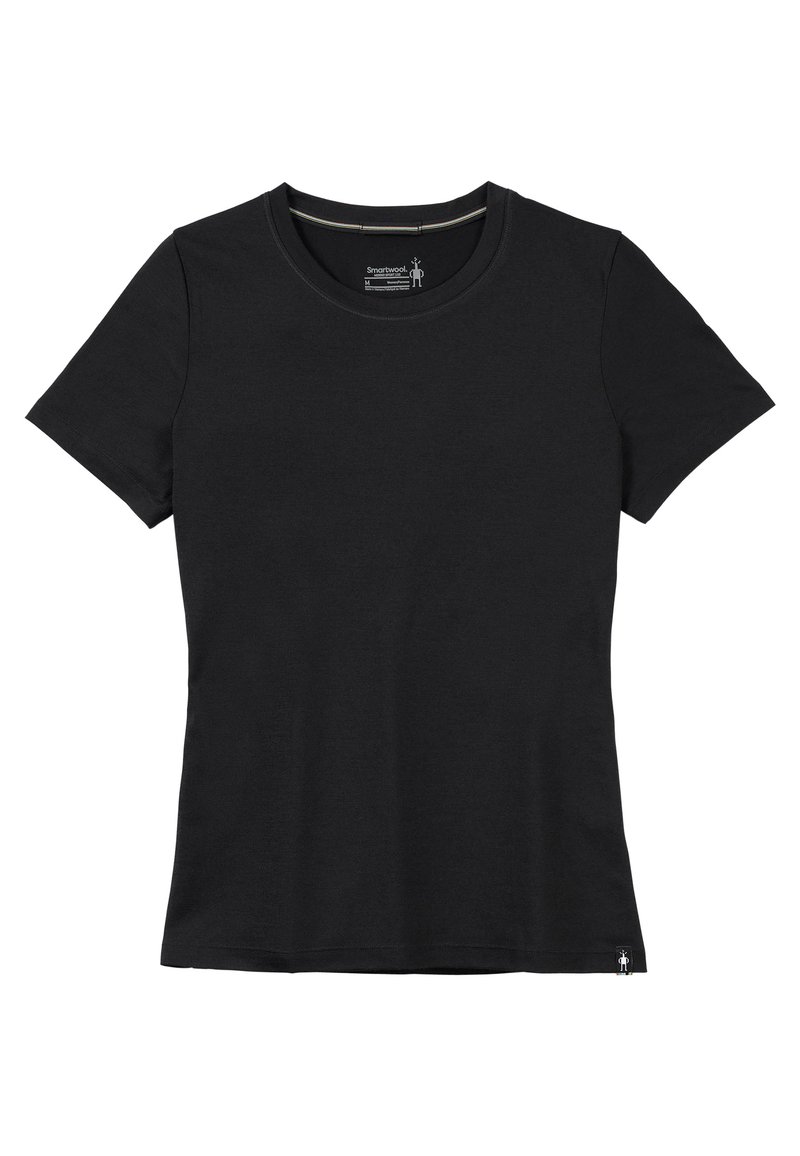 Damen Sportbekleidung | Smartwool T-Shirt basic black/schwarz - WR65651 Damen Sportbekleidung | Smartwool T-Shirt basic black/schwarz - WR65651