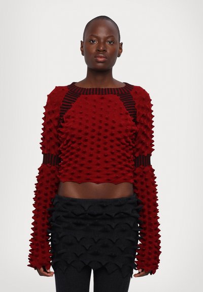Chet Lo SPIKY - Svetr - red/black
