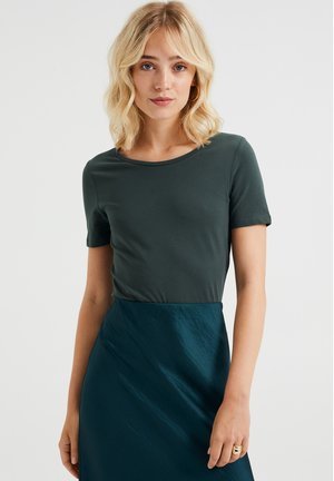 WE Fashion Tricou basic - green