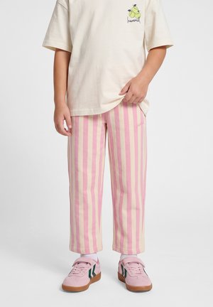 Hummel, HUMMEL HMLMIO CROPPED PANTS UNISEX - Træningsbukser - pink lady