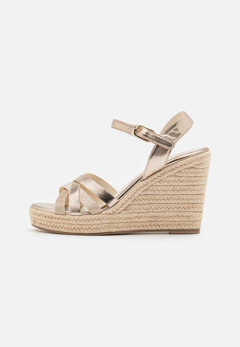 dune brown wedge sandals