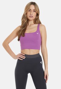 SQUATPROOF CROP - Formujúca podprsenka - purple