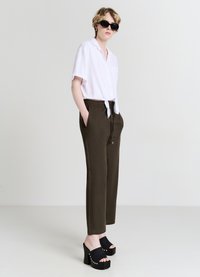 Calliope Stoffhose - verde militare scuro