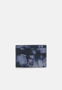 COACH FLAT CARD CASE IN TIE DYE PRINTED - Pénztárca - midnight navy/multi