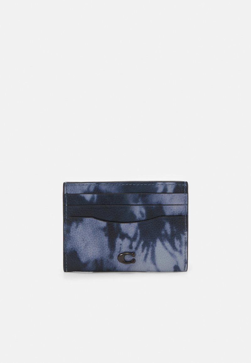 COACH FLAT CARD CASE IN TIE DYE PRINTED - Pénztárca - midnight navy/multi