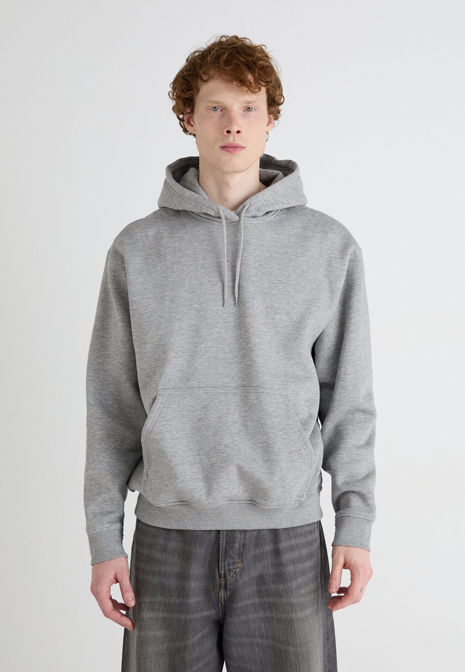 Weekday RELAXED HEAVYWEIGHT HOODIE Sweatshirt grey melange - Main Image