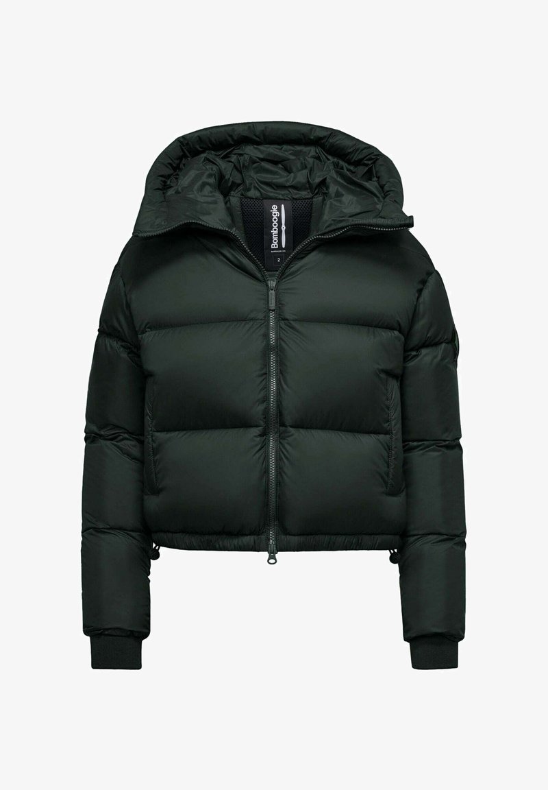 Bomboogie RIGA HIGH DENSITY - Gewatteerde jas - deep sherwood green