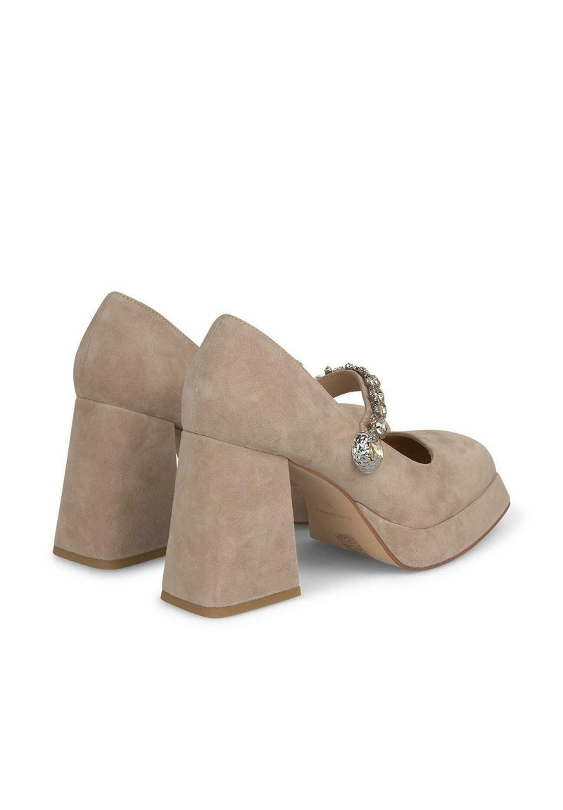 Alma en Pena Zapatos altos marrón topo