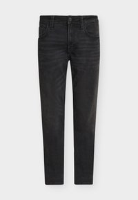 Nepasirinkta, used dark stone black denim