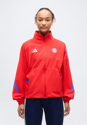 FC BAYERN Z.N.E. ANTHEM JACKET - Klubiriided - red