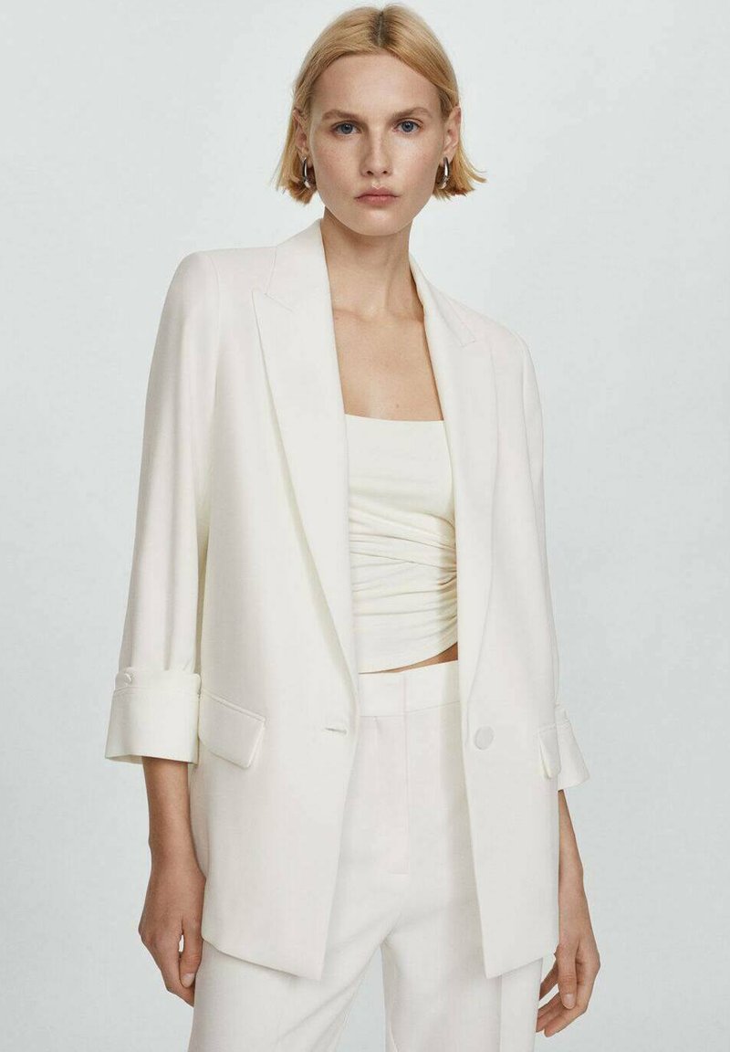 Mango ELEONOR - Cappotto corto - off-white