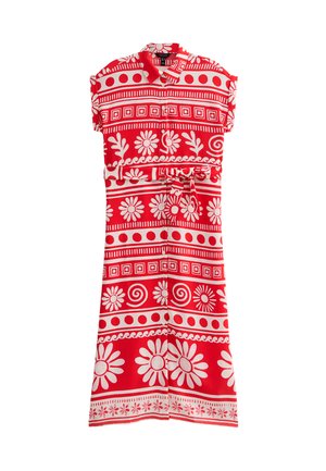 New Look MIDI - Shirt dress - red pattern