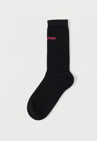 MID CREW SOCKS - Calze - black/fuxia