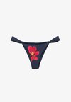 FLORAL - Bas de bikini - blue