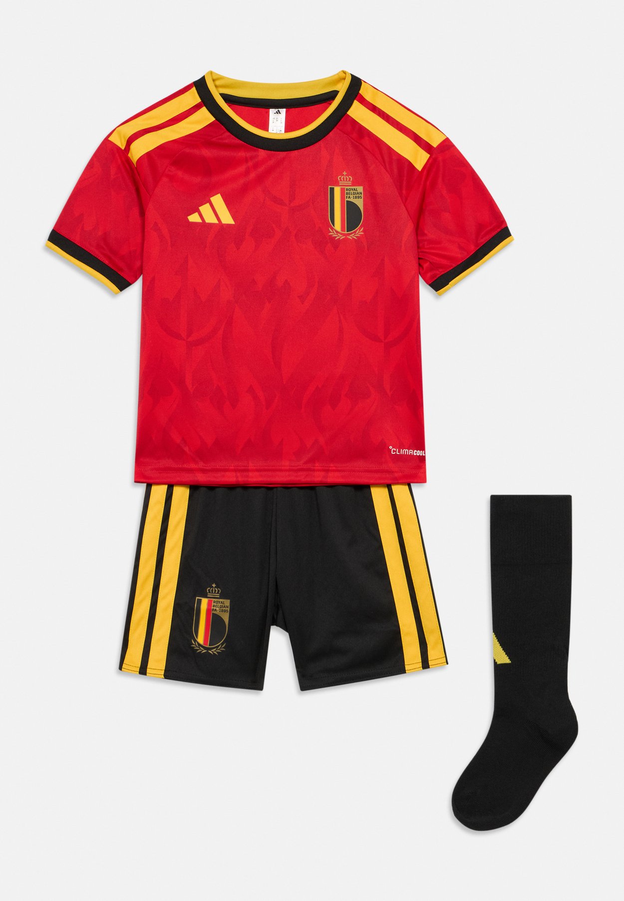 adidas BELGIUM HOME MINIKIT SET UNISEX - Sports T-shirt - red/bold gold-coloured