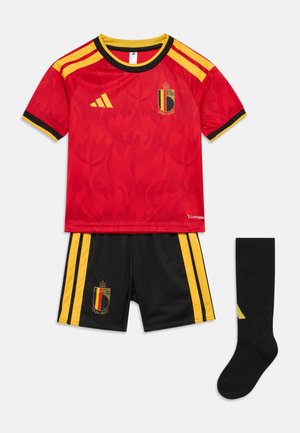 BELGIUM HOME MINIKIT SET UNISEX - Αθλητικό μπλουζάκι - red/bold gold-coloured