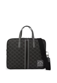 KARL LAGERFELD TOP HANDLE - Attachetasker - black gray