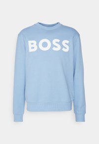 Sudadera BOSS WeBasicCrew Hombre - Básica Con Logo, Algodón Cómodo, Color Blanco, Talla 6XL