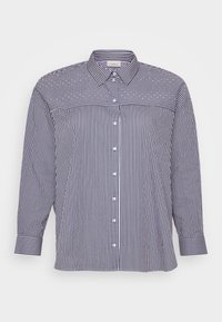CARKARIN STRIPE DECO SHIRT  - Pogājama blūze - bright white/navy