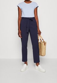 Anna Field Tygbyxor - dark blue