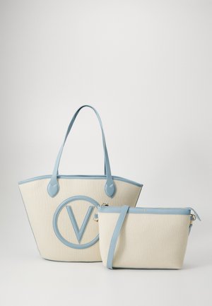 Valentino Bags COVENT SET - Tote bag - naturale/azzurro
