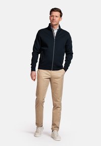 Baileys Sweater met rits - navy