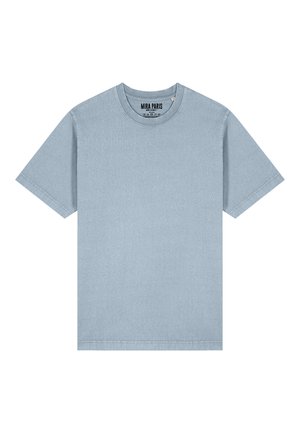 IMPOSSIBLE BACK HEAVYWEIGHT - Print T-shirt - washed blue