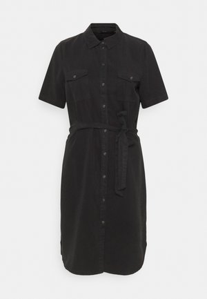 VMSILJA SHORT DRESS - Vestido vaquero - black denim