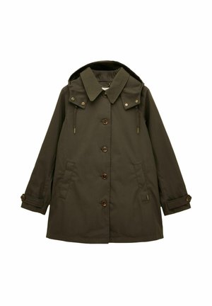 REGULAR FIT - RAINMORE BUTTON THROUGH - Parka - khaki/green
