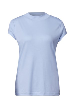 Street One, BASIC SHIRT MIT TURTLE NECK - Camiseta básica - cashmere blue