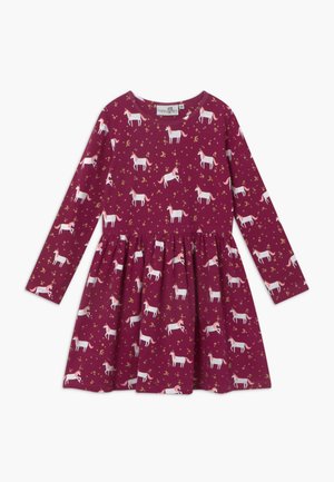 Jersey dress - berry